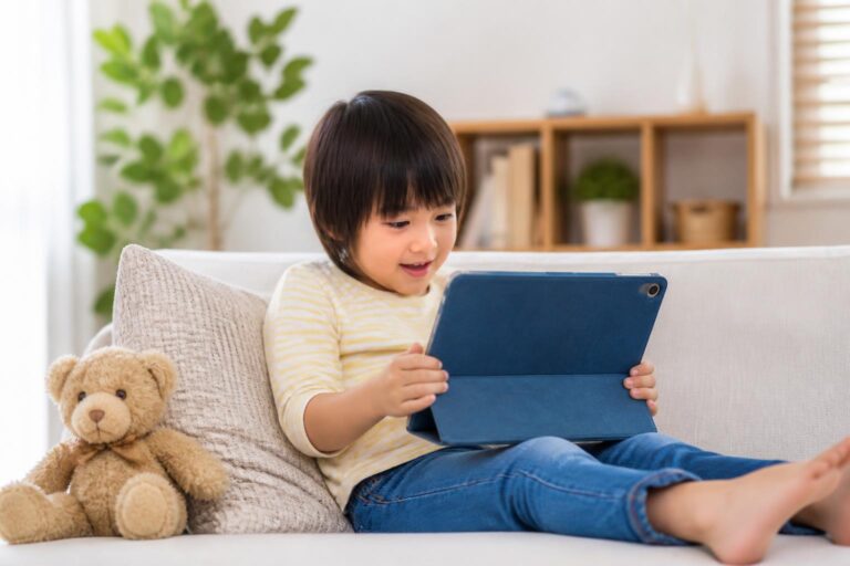 子どもに英語の動画を見せる効果は？