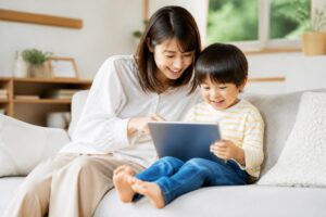 英語動画を子どもに見せるとき、親が忙しくてもできることは？